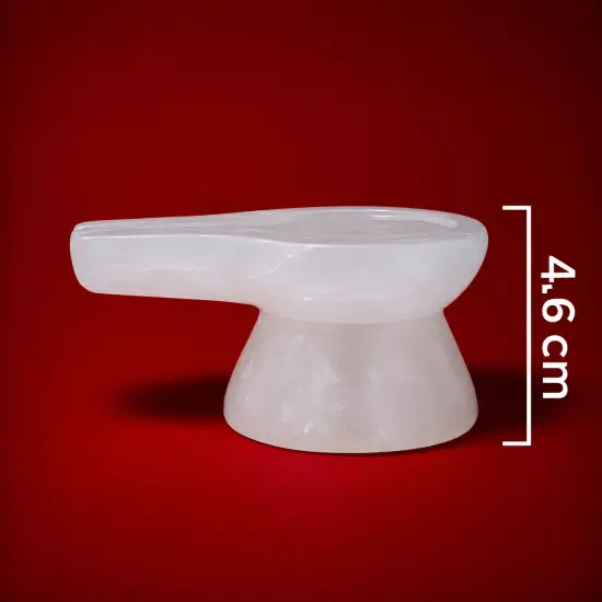 Parad Shivling 100gm with Damru Vedi